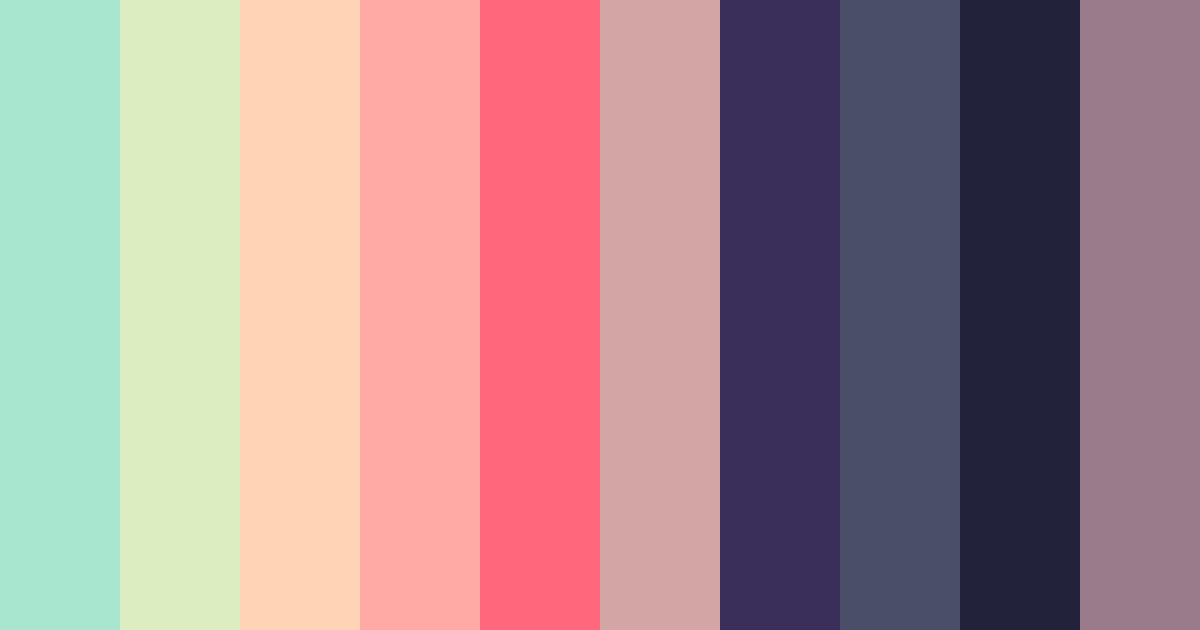 Download jurassic canopy color palette PNG image (landscape)