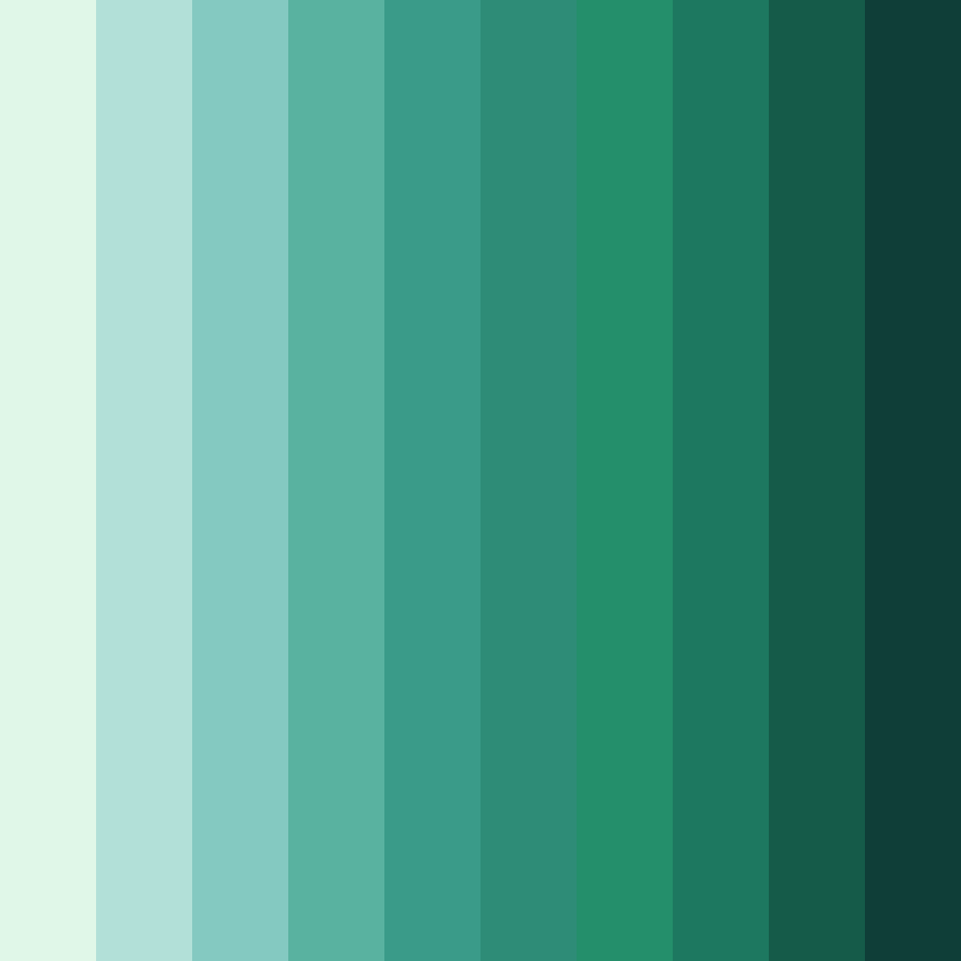 Download verdant echoes color palette PNG image (square)