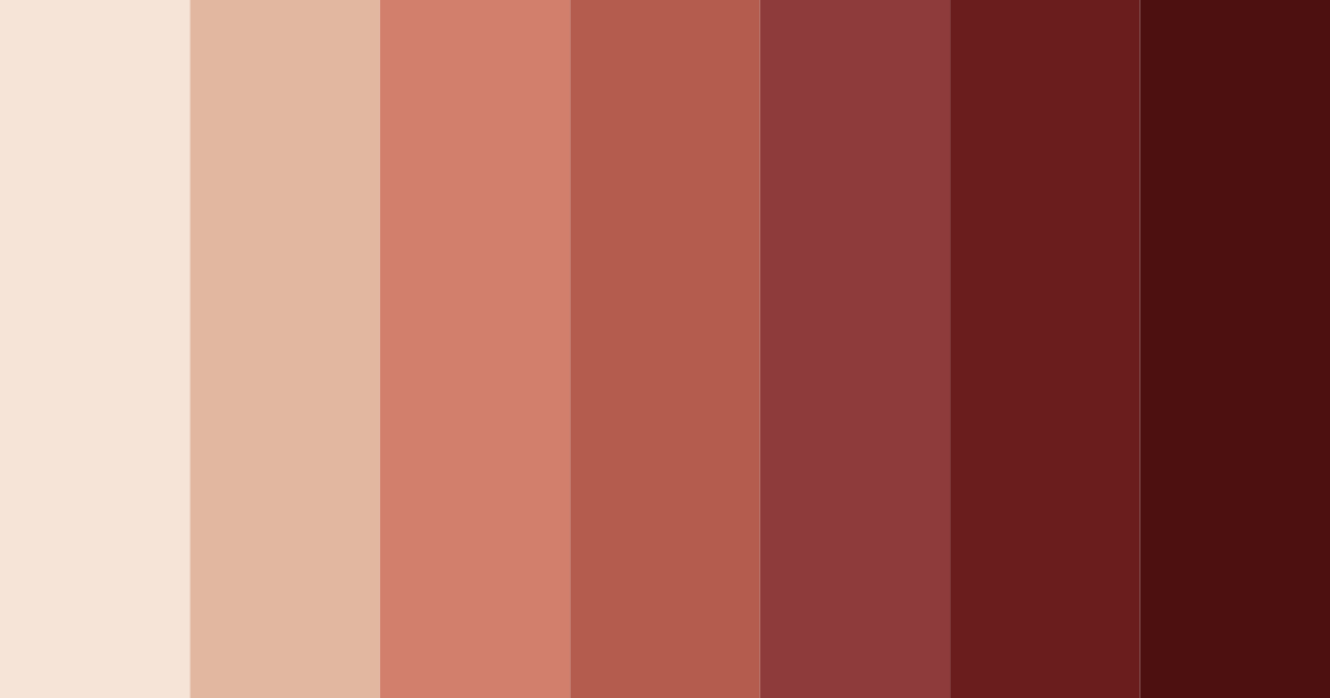 Download red elegance color palette PNG image (landscape)
