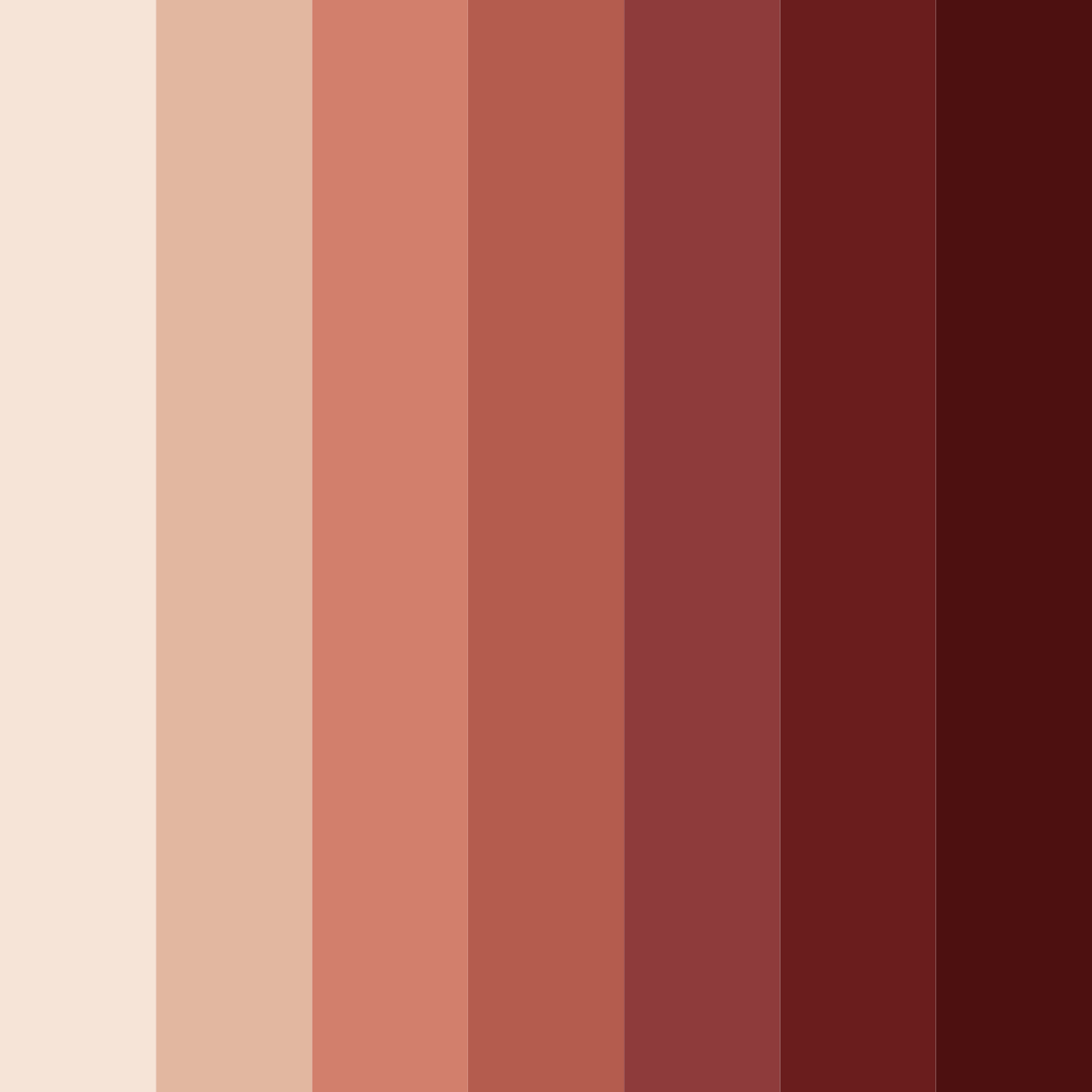 Download red elegance color palette PNG image (square)