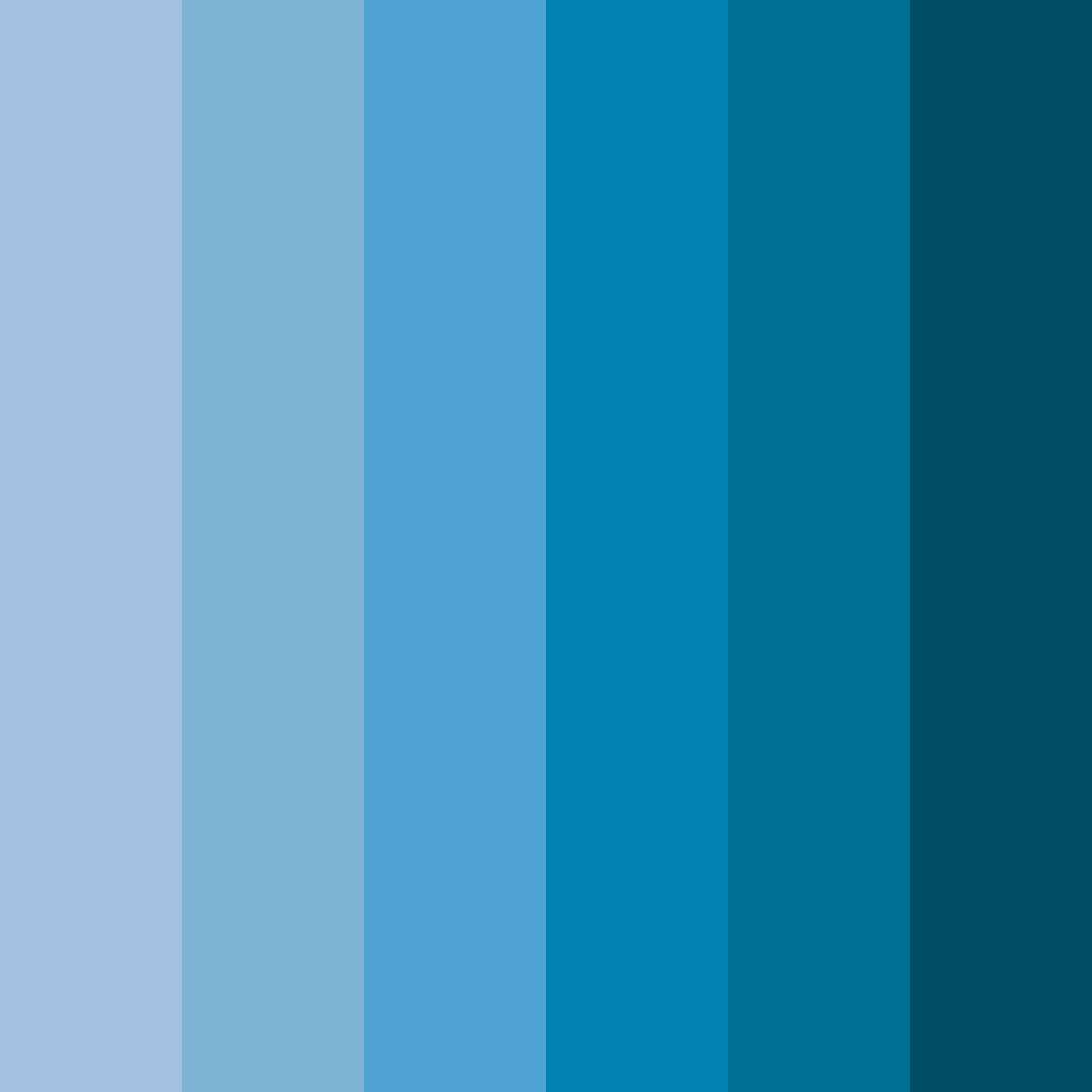 Download azure serenity color palette PNG image (square)
