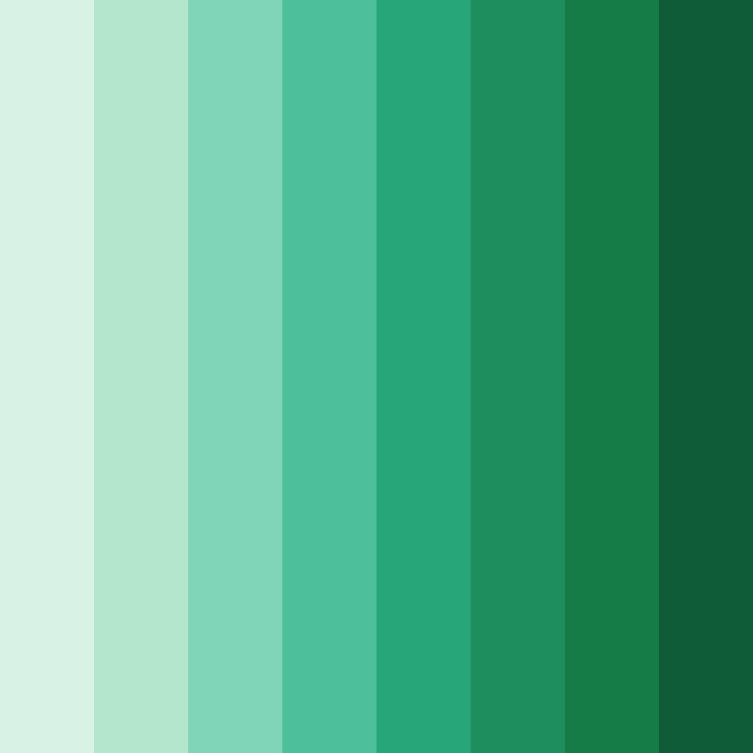 Download emerald renewal color palette PNG image (square)