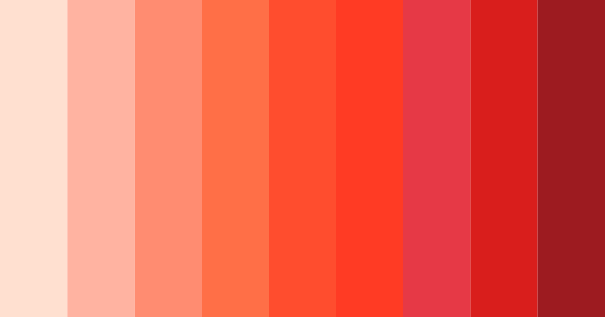 Download tangerine dreams color palette PNG image (landscape)