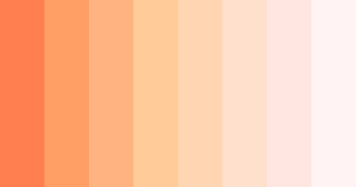 Download sunset serenade color palette PNG image (landscape)