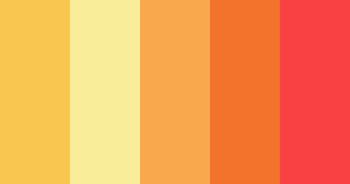 Download warm yellow color palette PNG image (landscape)