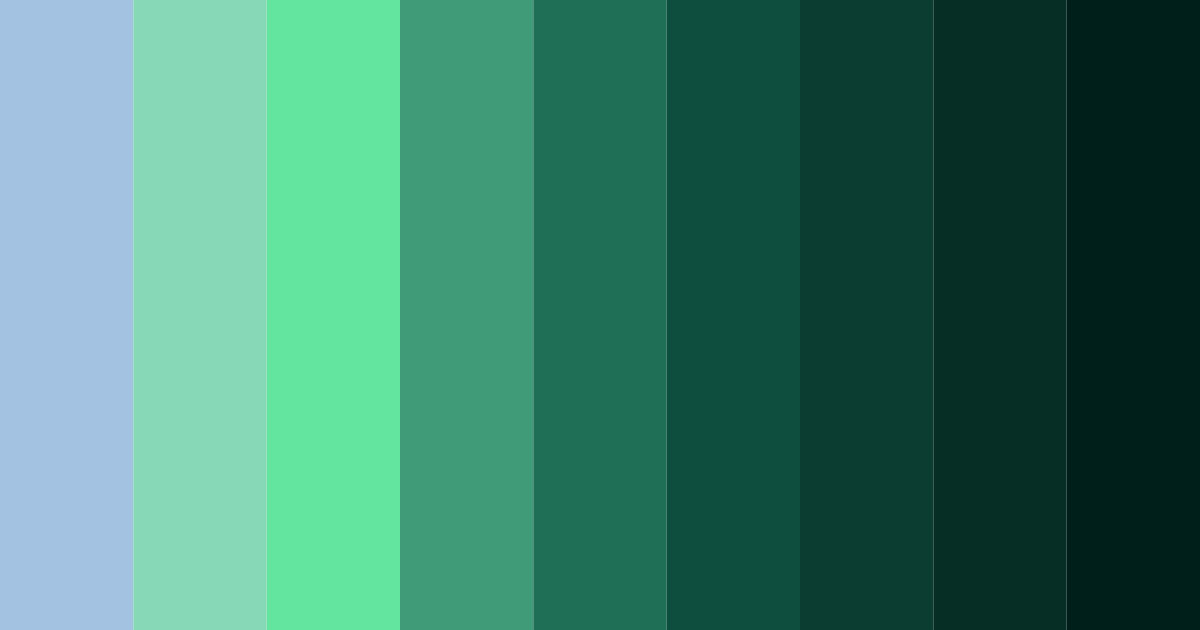 Download aqua verdant dreamscape color palette PNG image (landscape)