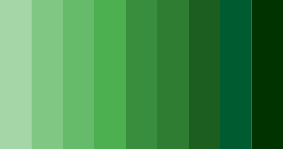 Download emerald serenity color palette PNG image (landscape)