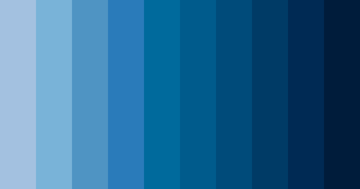 Download deep blue color palette PNG image (landscape)