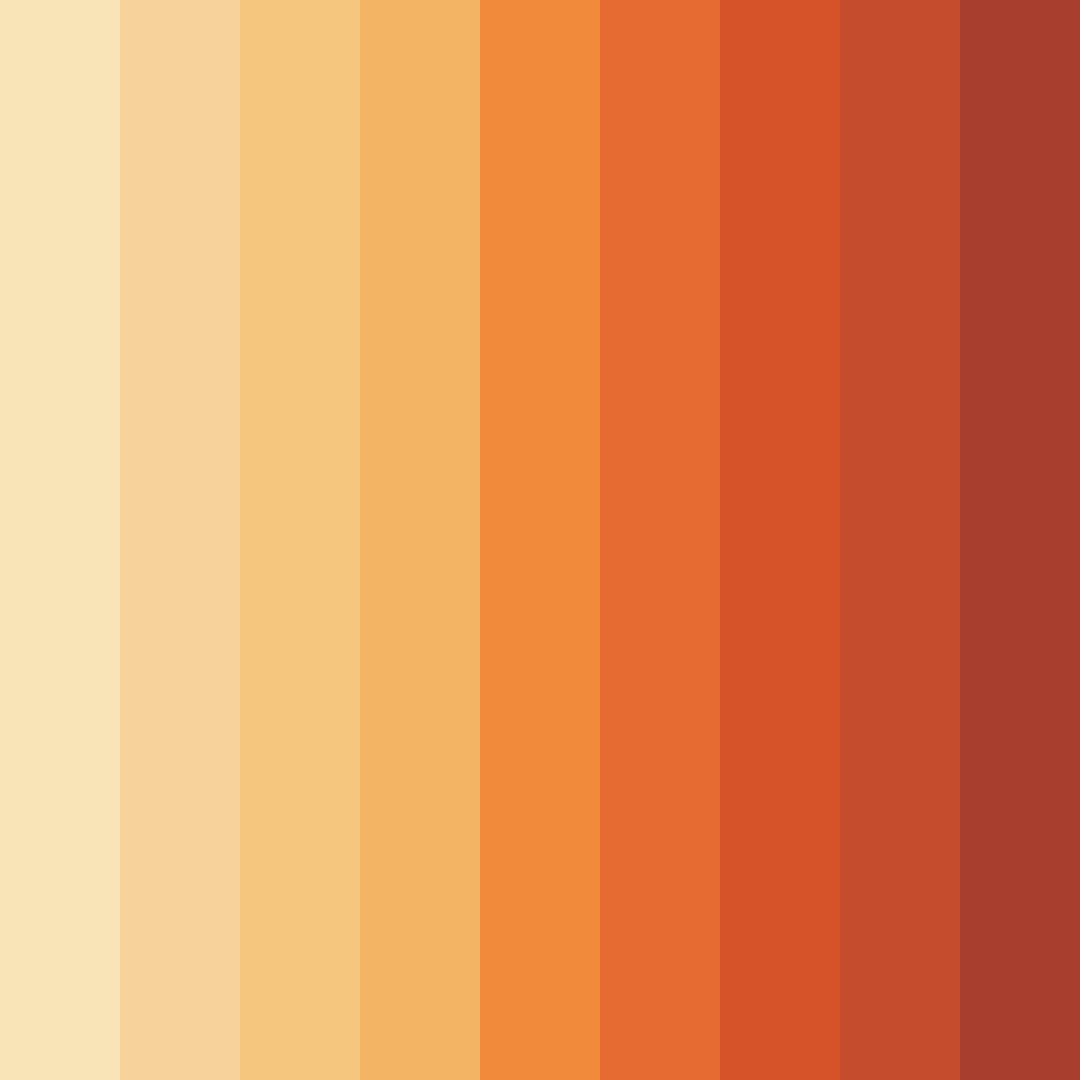 Download sunny serenity color palette PNG image (square)