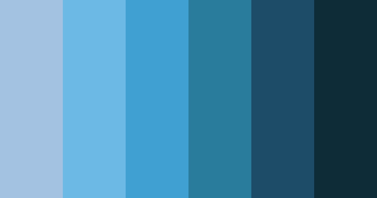 Download bright blue color palette PNG image (landscape)