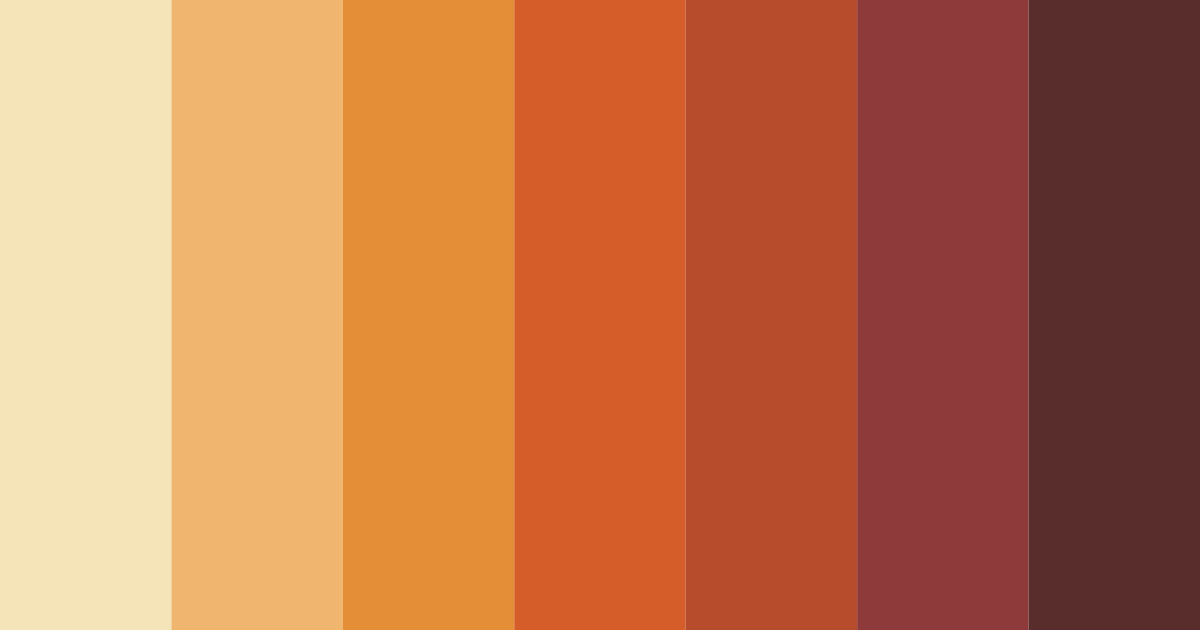 Download harvest ember color palette PNG image (landscape)