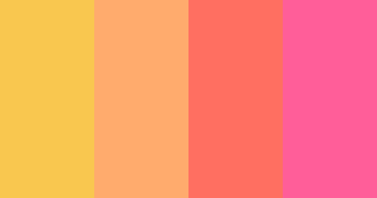 Download cute yellow color palette PNG image (landscape)