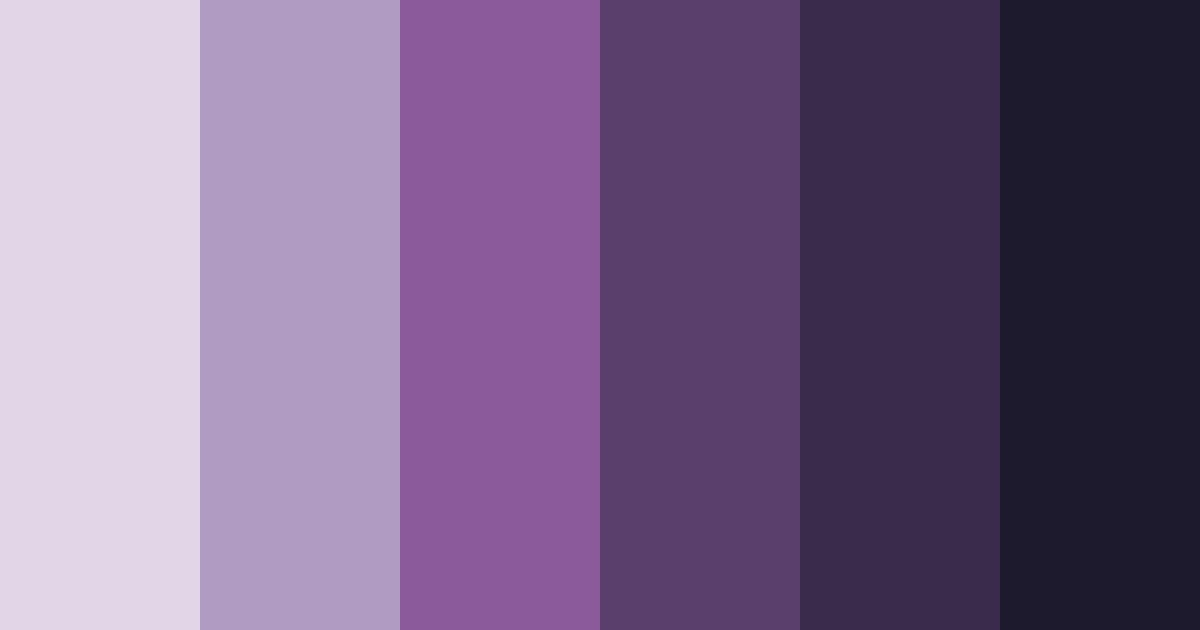Download deep violets color palette PNG image (landscape)