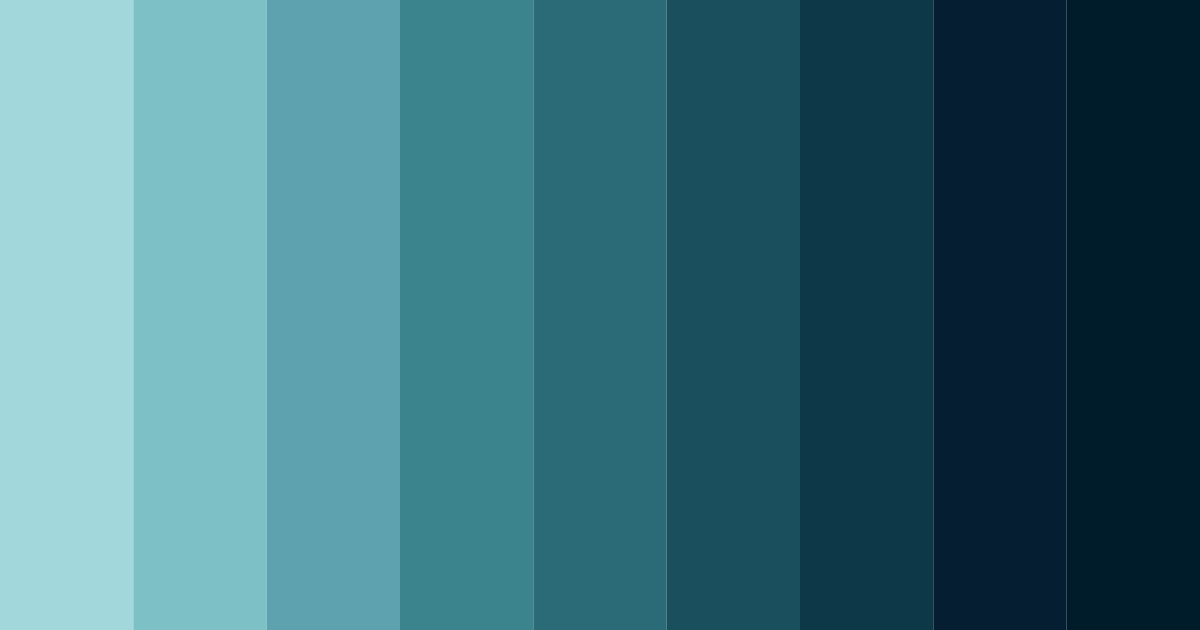 Download oceanic tranquility color palette PNG image (landscape)