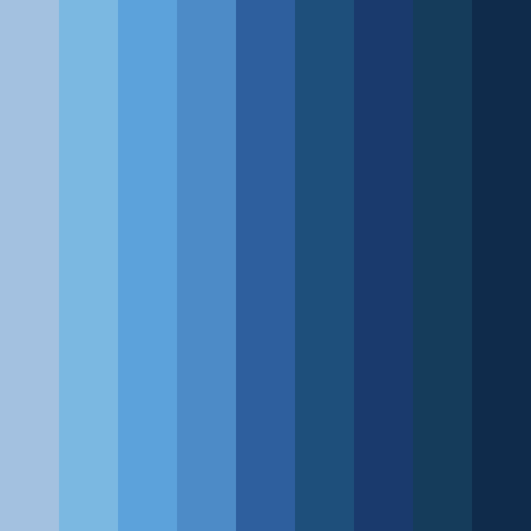Download azure depths color palette PNG image (square)