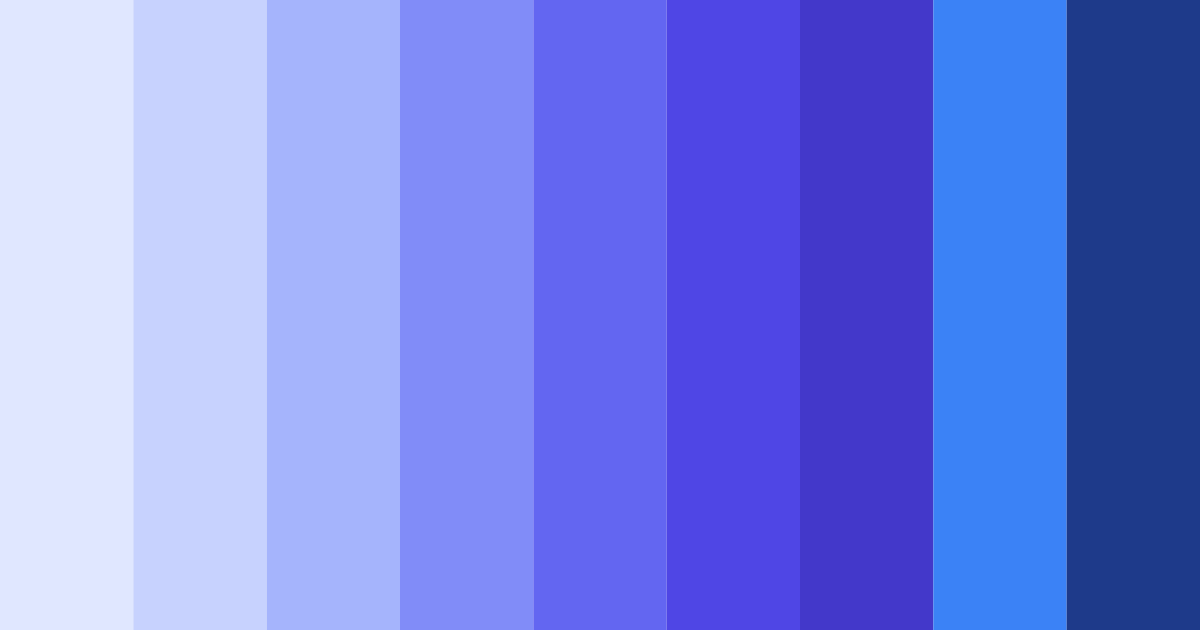 Download indigo dream color palette PNG image (landscape)