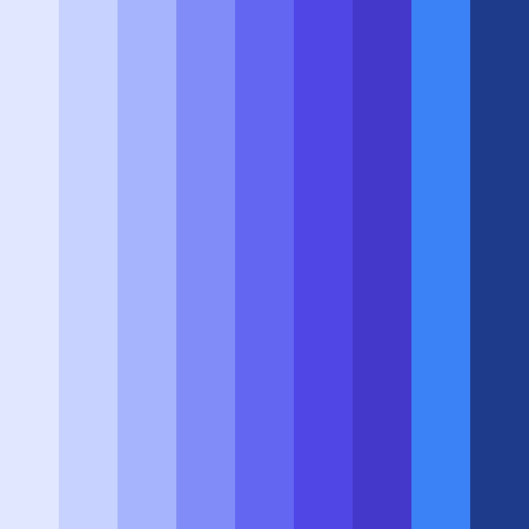 Download indigo dream color palette PNG image (square)