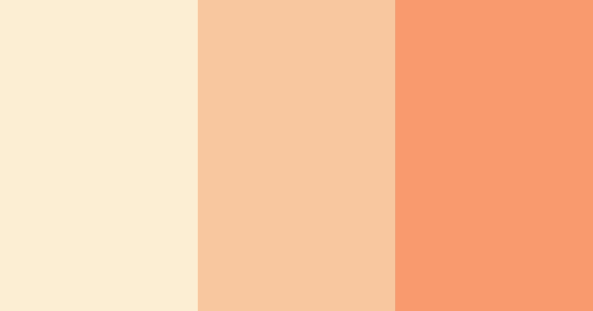 Download peachy dreams color palette PNG image (landscape)