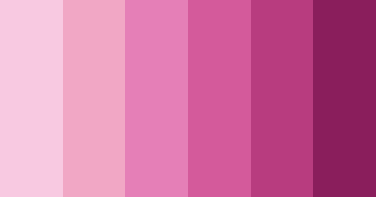 Download celestial rose radiance color palette PNG image (landscape)