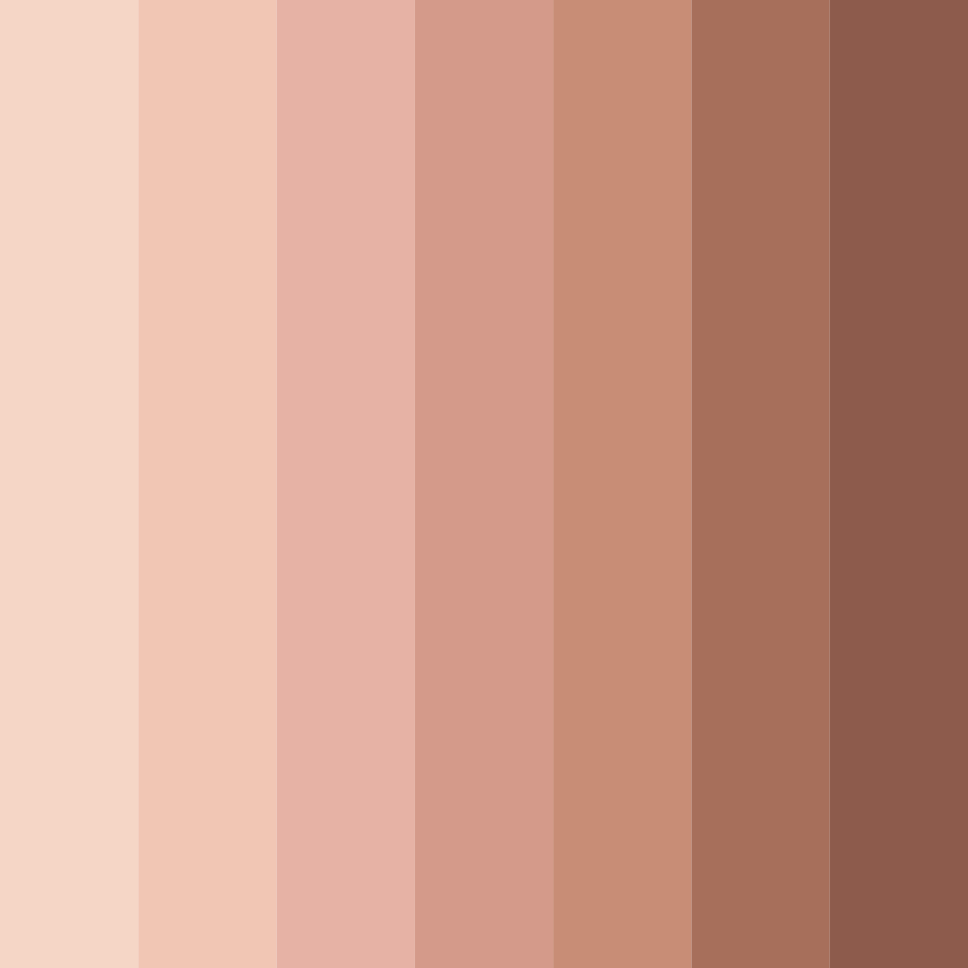 Download earthy embrace color palette PNG image (square)