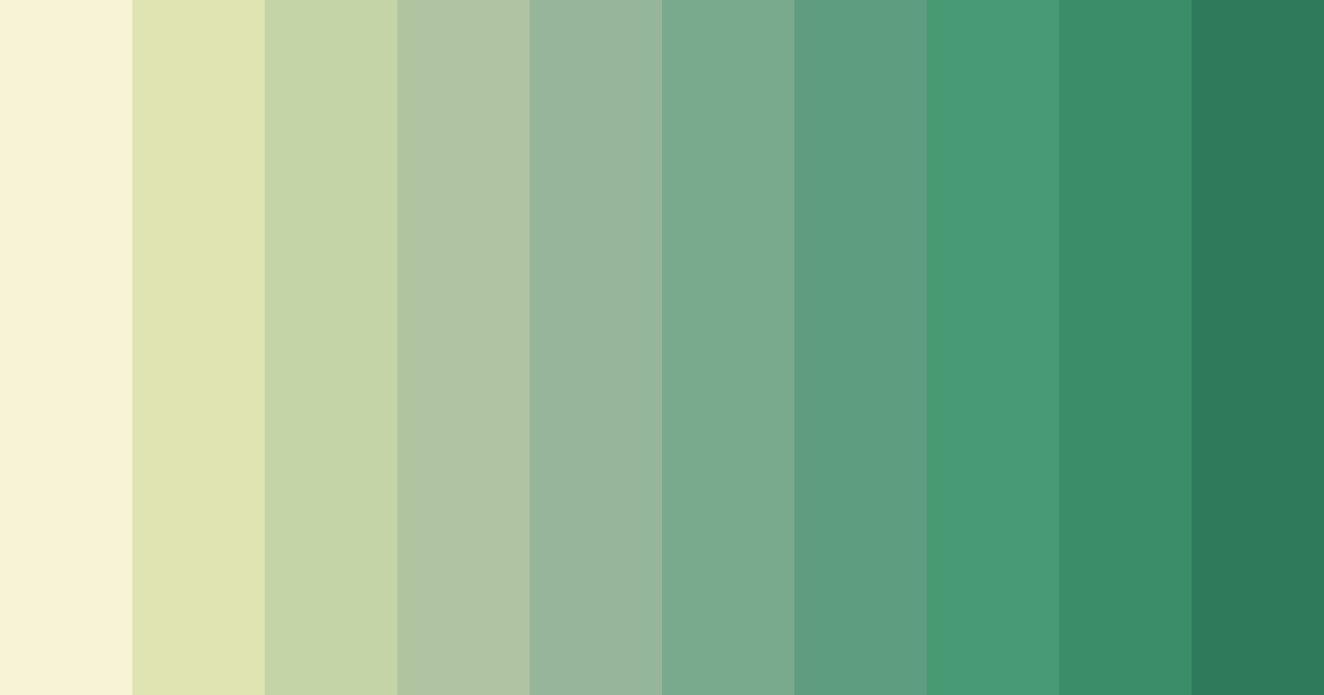 Download green serenity color palette PNG image (landscape)