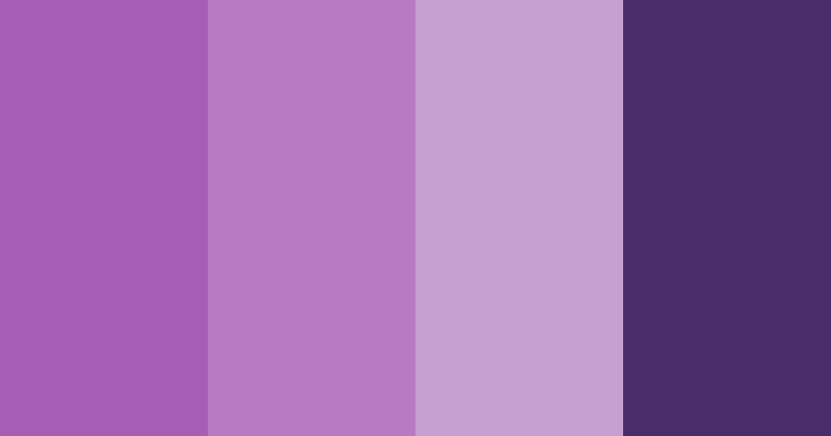 Download mystic orchid dream color palette PNG image (landscape)