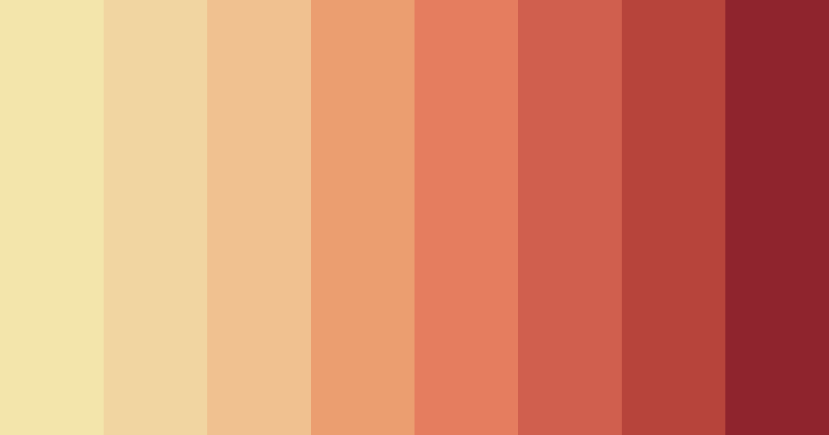 Download sunkissed earthtones color palette PNG image (landscape)