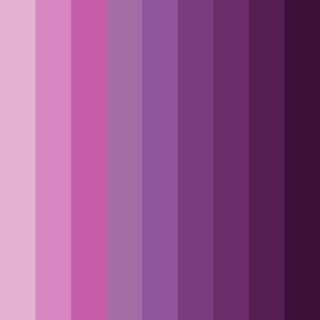 Download purple sunset color palette PNG image (square)