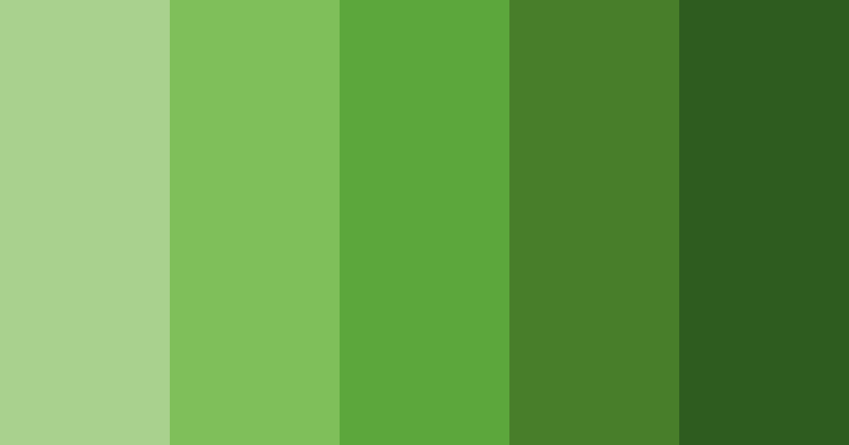 Download emerald grove color palette PNG image (landscape)
