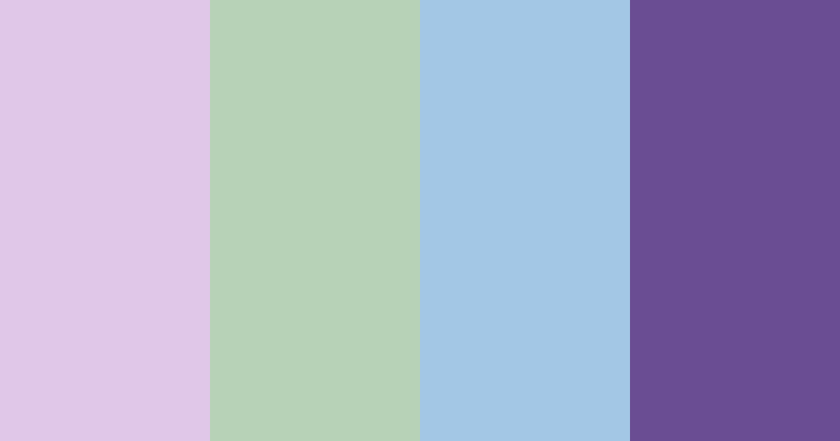 Download lush lavender dream color palette PNG image (landscape)