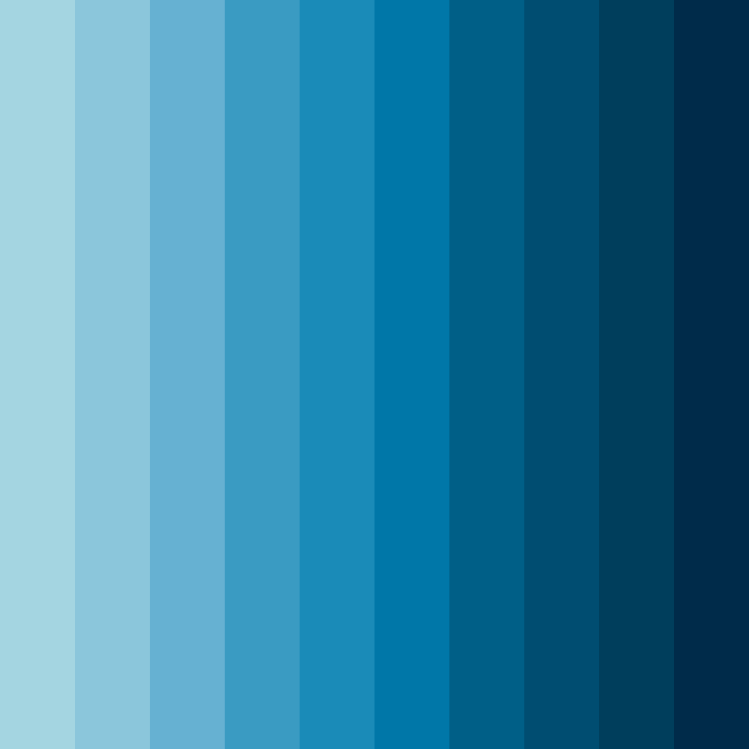 Download enchanted azure color palette PNG image (square)