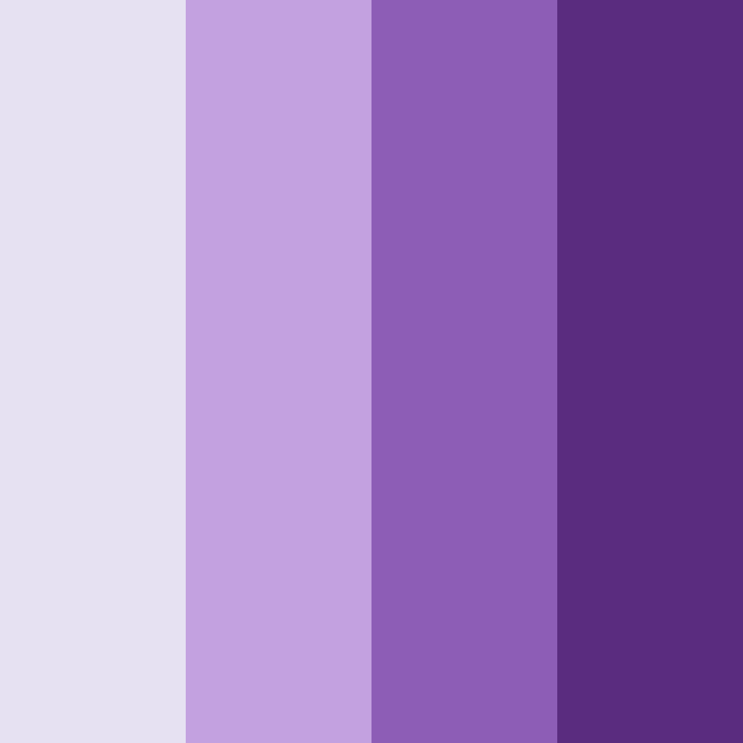 Download purple shades color palette PNG image (square)