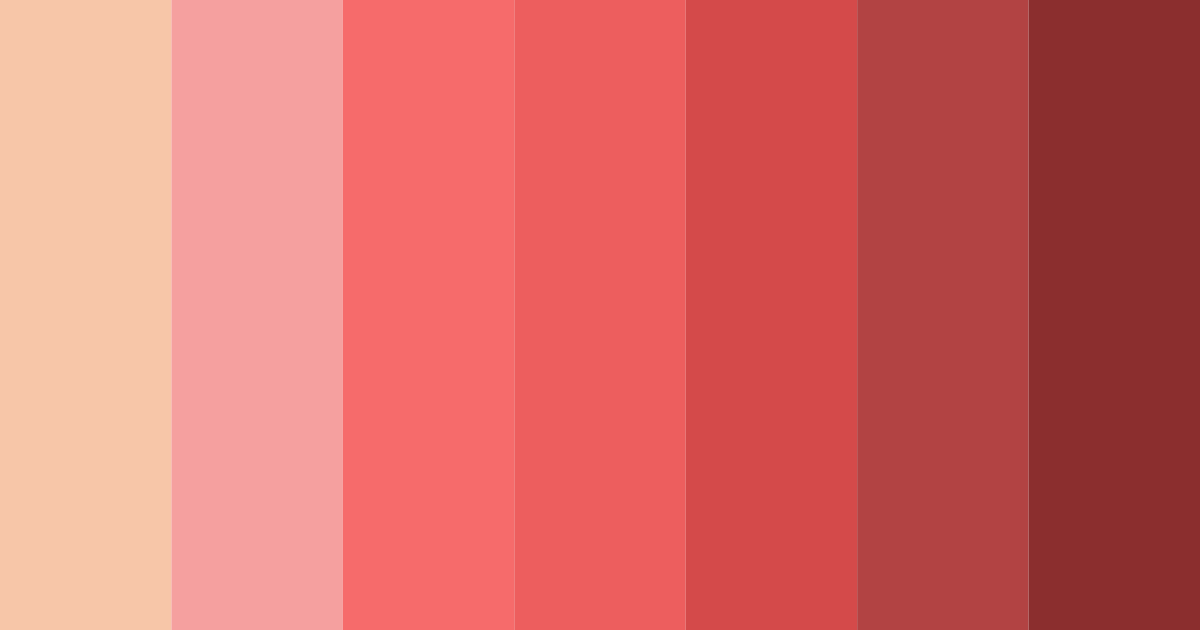 Download coral ember color palette PNG image (landscape)