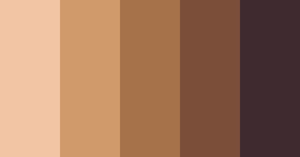 Download copper charm color palette PNG image (landscape)
