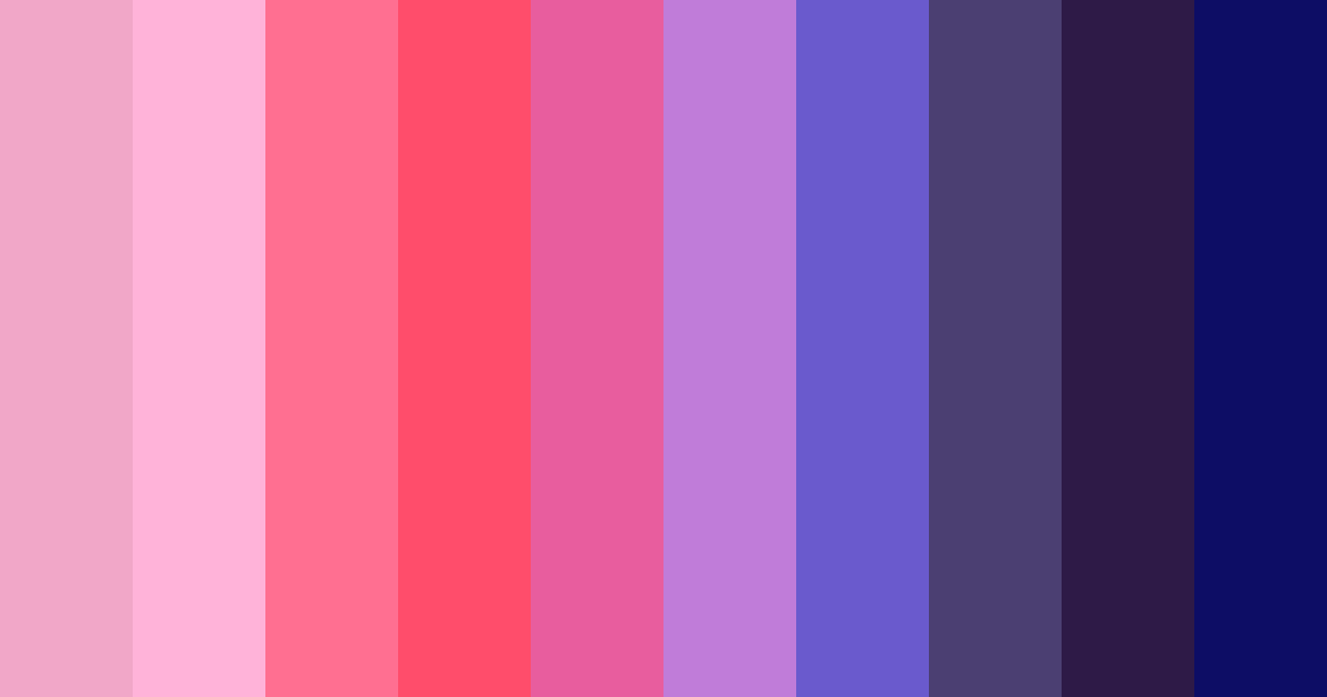 Download pink blue color palette PNG image (landscape)