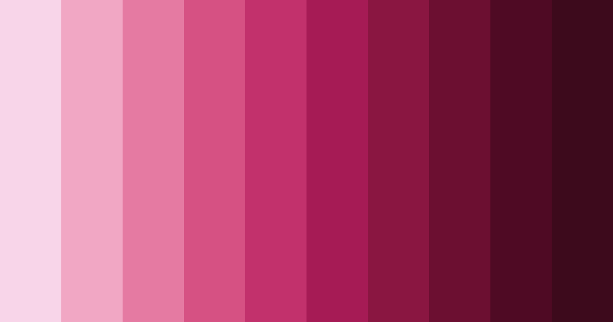 Download chic blush symphony color palette PNG image (landscape)