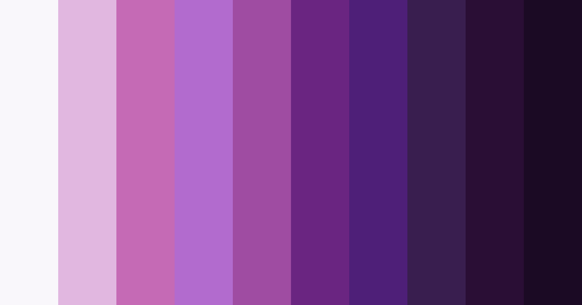 Download purple dream color palette PNG image (landscape)