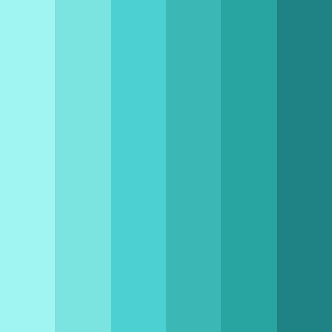 Download teal oasis color palette PNG image (square)