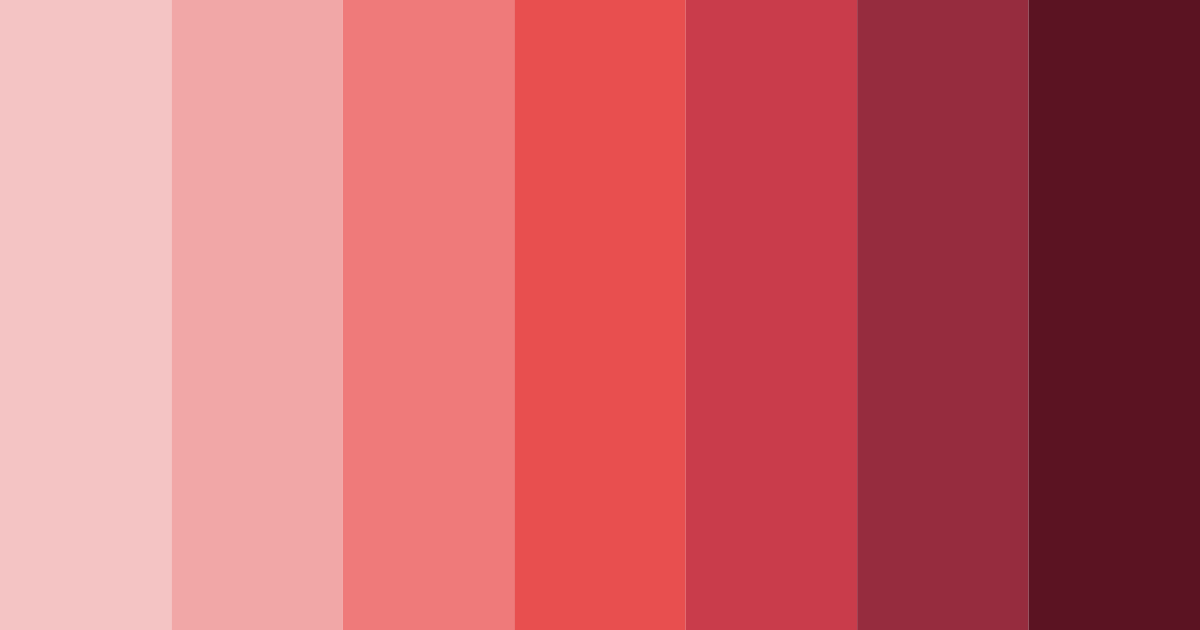Download crimson harmony color palette PNG image (landscape)