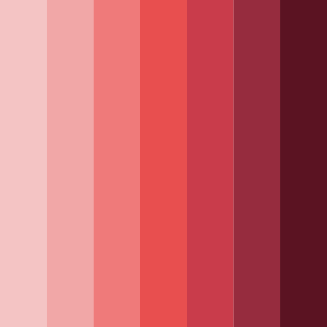 Download crimson harmony color palette PNG image (square)