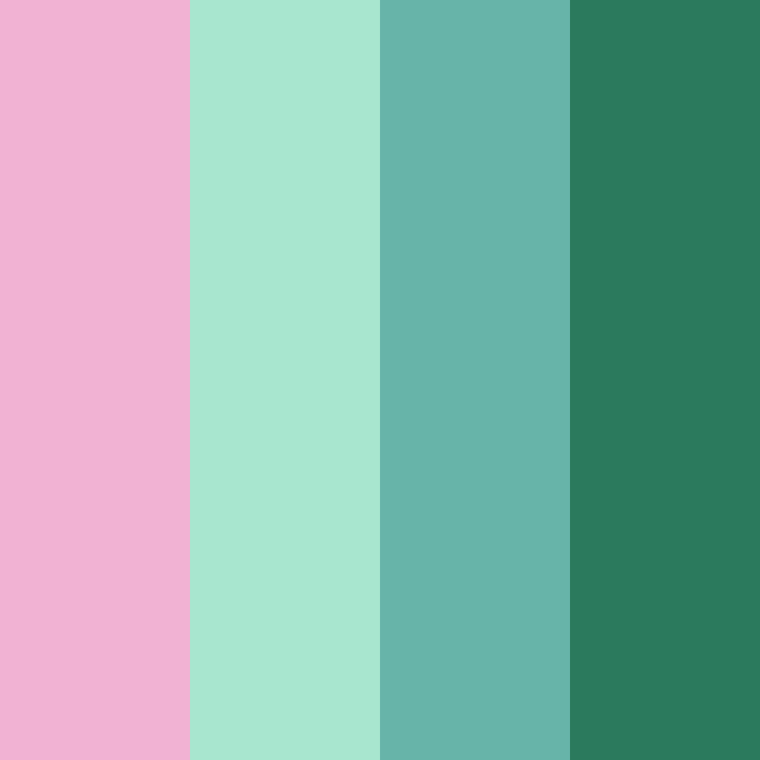 Download blossom oasis color palette PNG image (square)