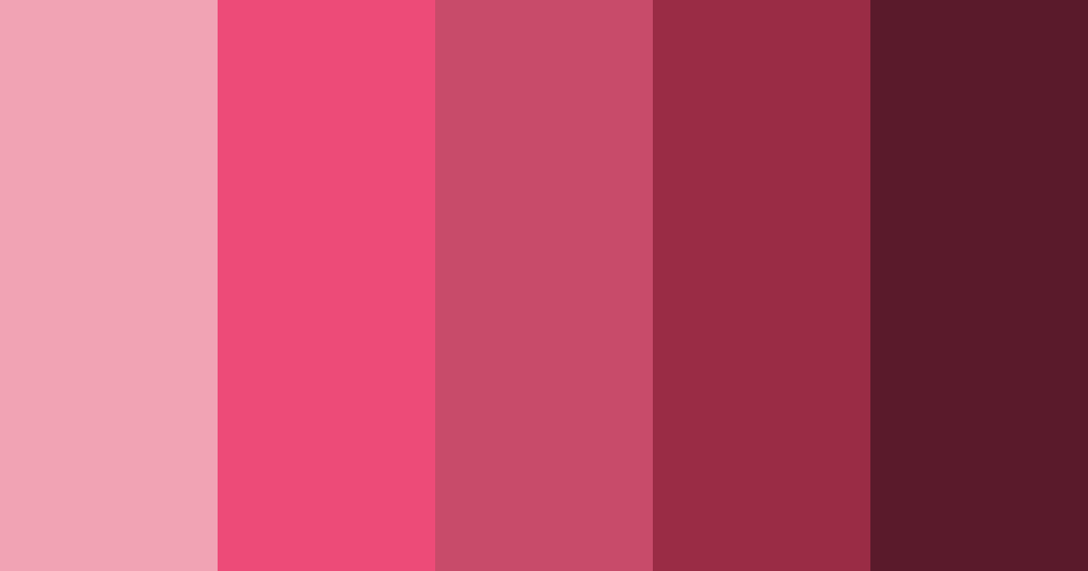 Download blush and burgundy dreams color palette PNG image (landscape)