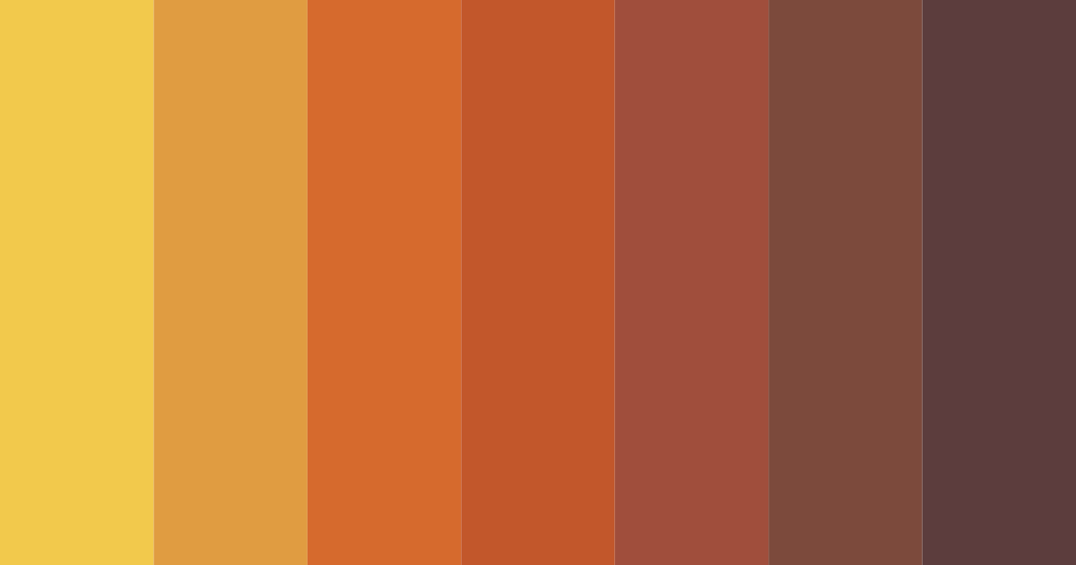 Download saffron sunset color palette PNG image (landscape)