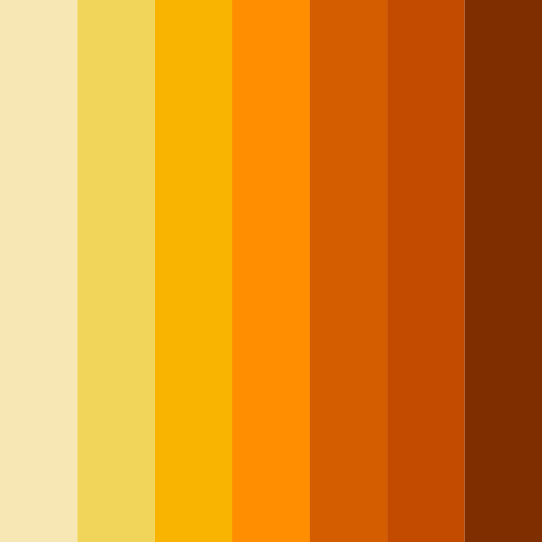 Download harvest ember color palette PNG image (square)