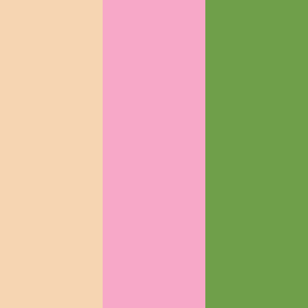 Download sunset meadow color palette PNG image (square)