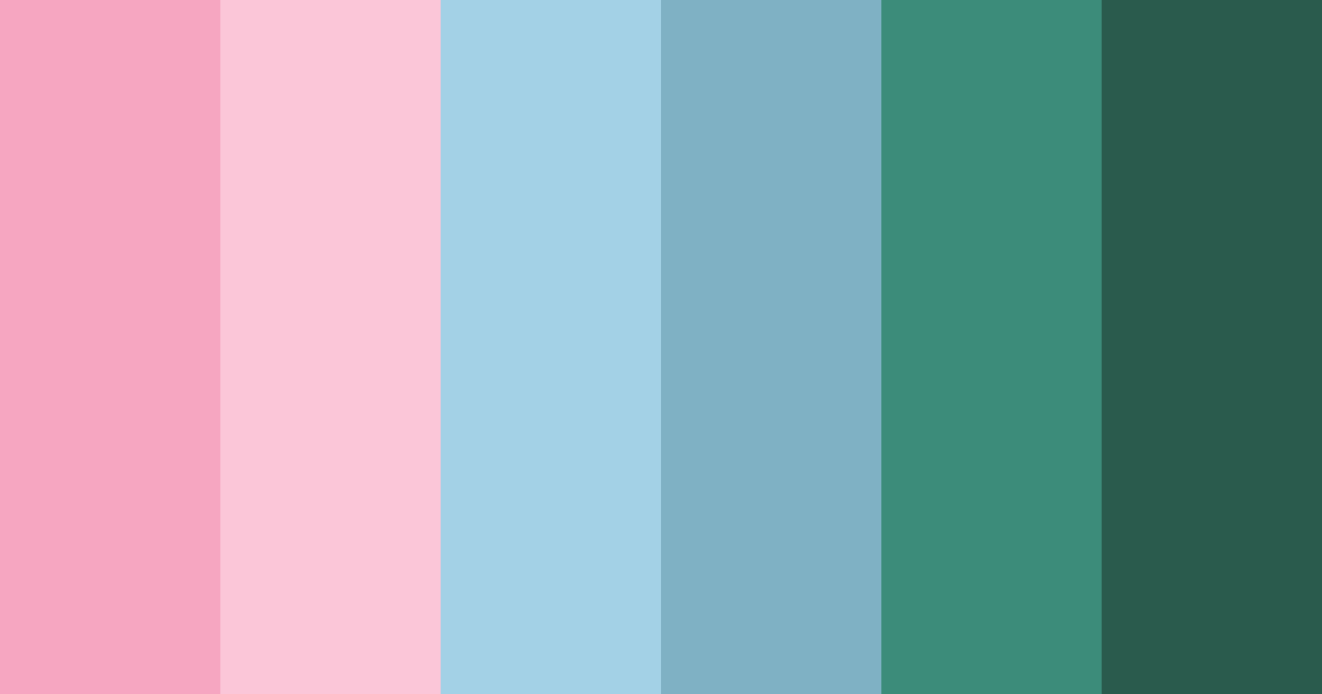 Download tropical dawn color palette PNG image (landscape)