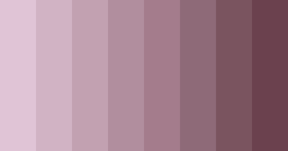 Download dusty pink color palette PNG image (landscape)