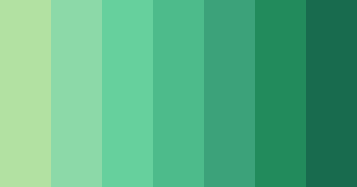 Download verdant harmony color palette PNG image (landscape)