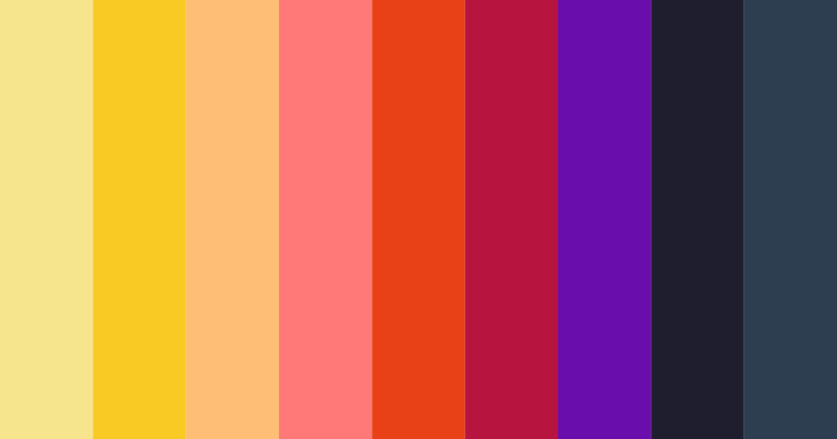 Download vibrant embrace color palette PNG image (landscape)