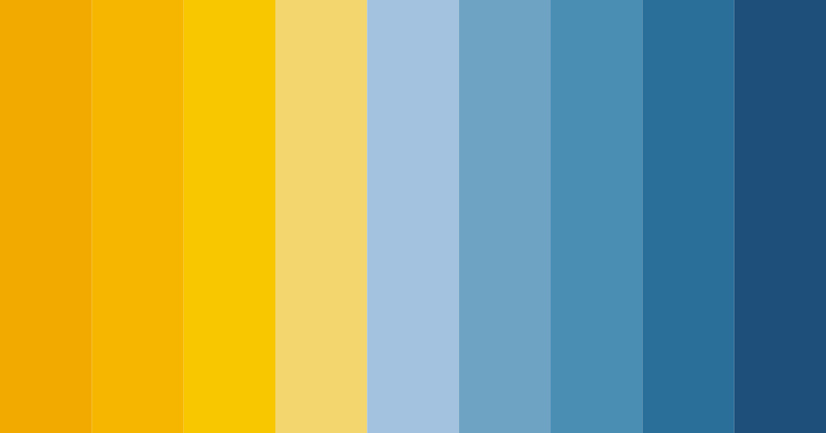 Download orange blue sunset color palette PNG image (landscape)